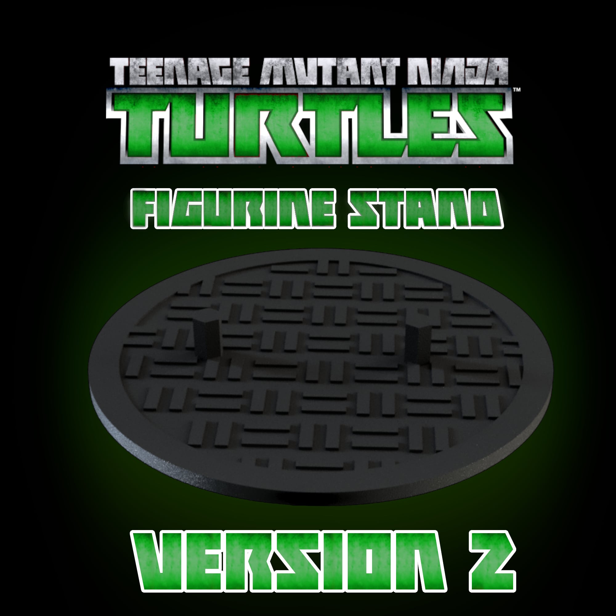 TMNT 2012 Figurine Stand Version 2