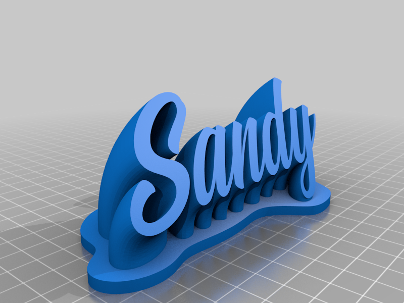 Name Plate Sandy