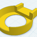 Snake Tank Lock Spacer. 3D model
