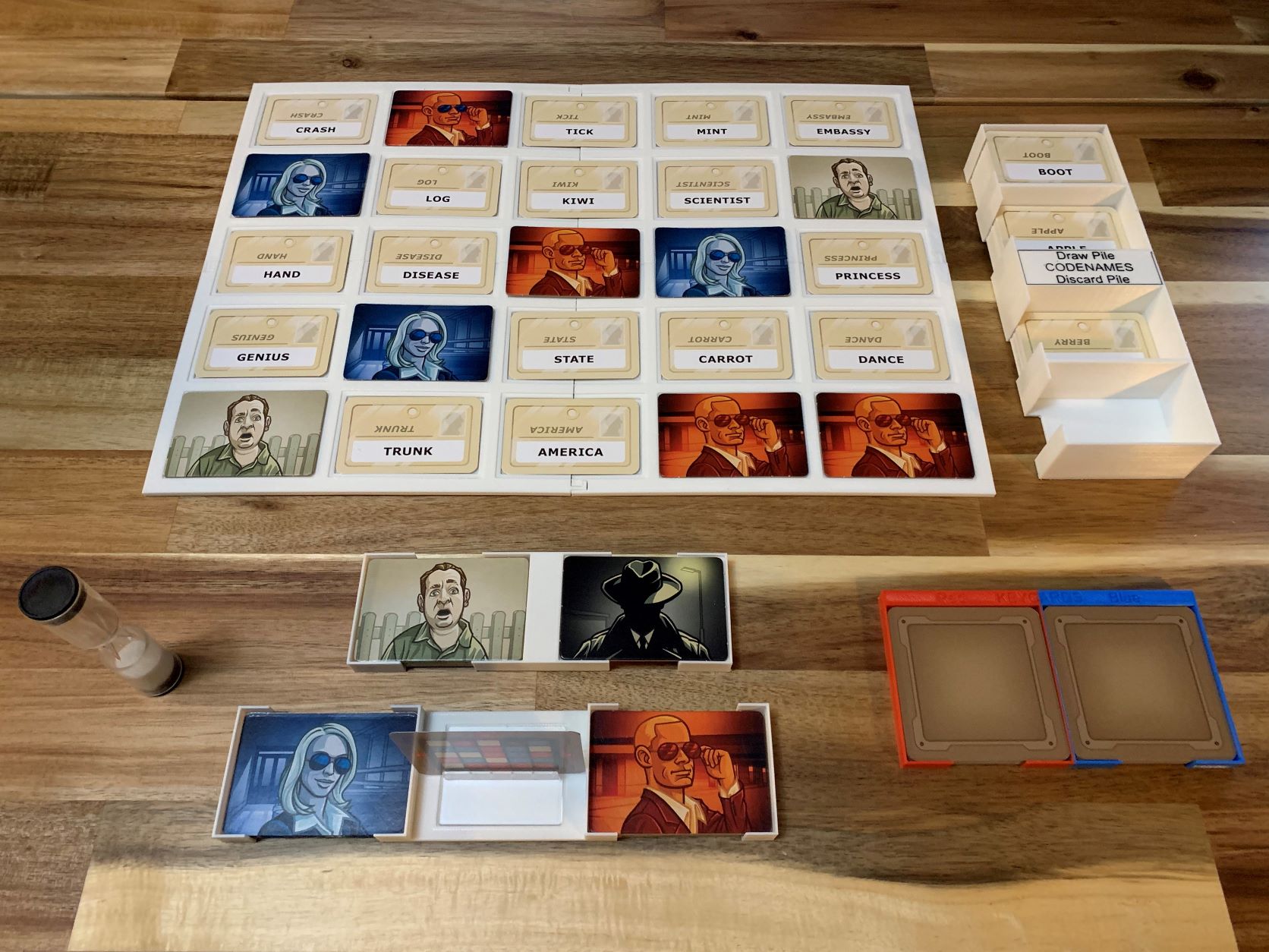 Codenames - custom boxes - game organizer