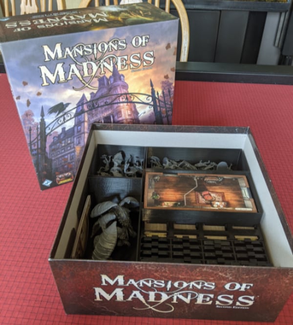 Mansion Of Madness 2end Board Game Box Insert Organizer