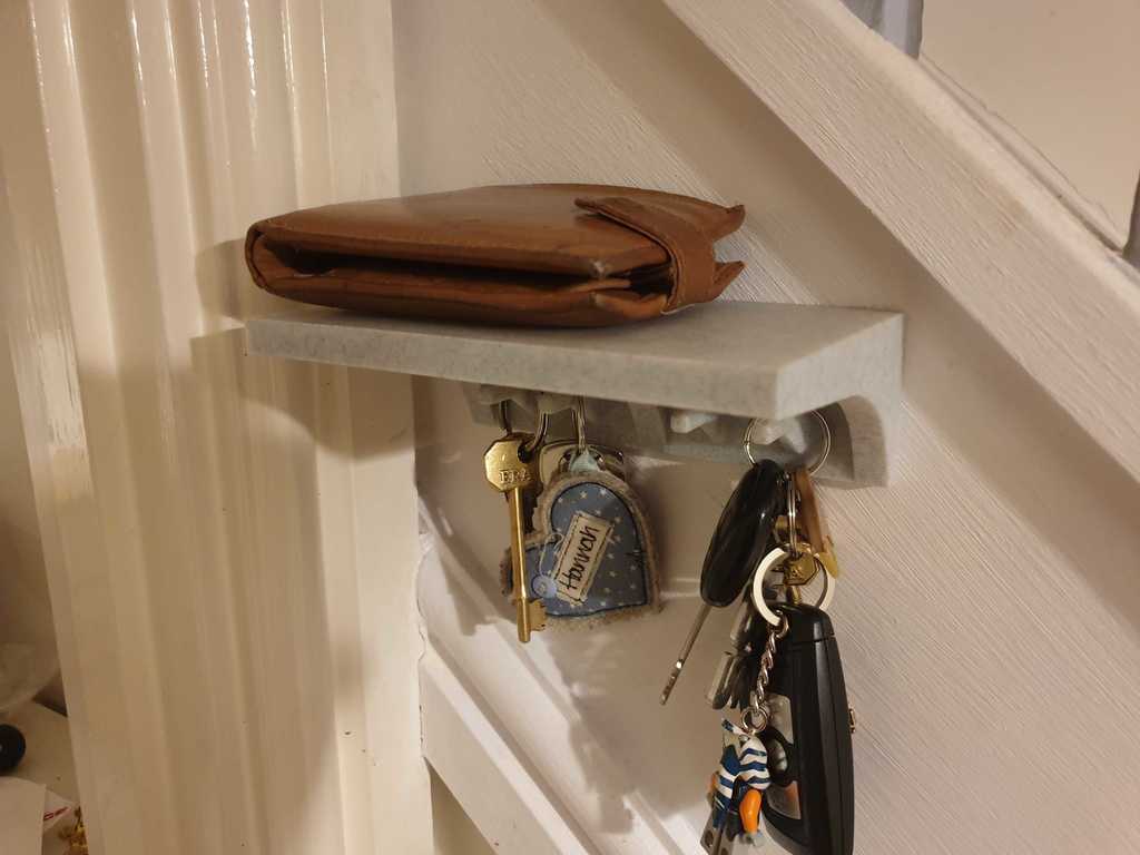 Key Hanger with Shelf