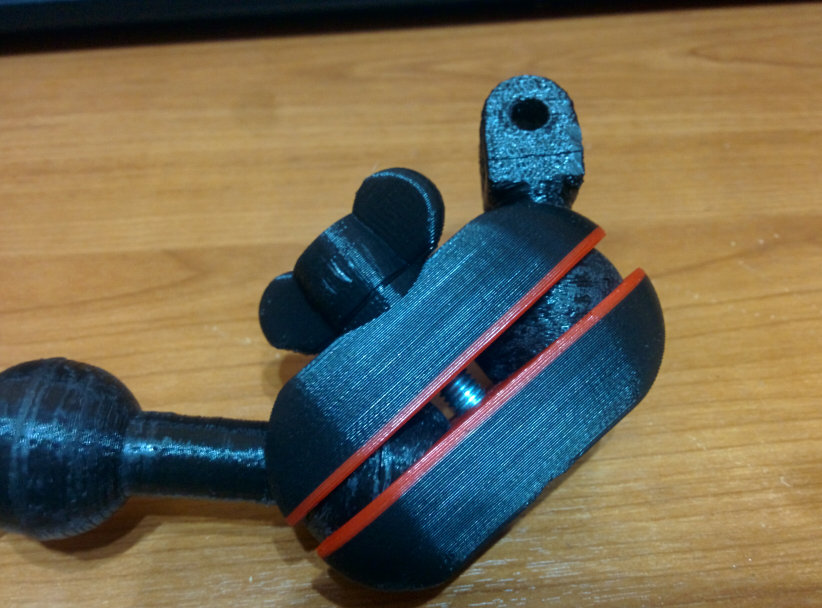 Ram Mount (RamMount) short ball holder + key