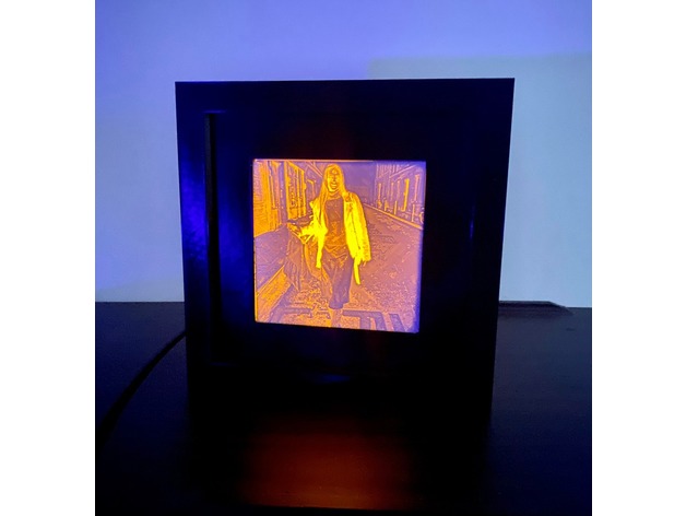 Lithophane Photo Frame Standing Or Hung On Wall