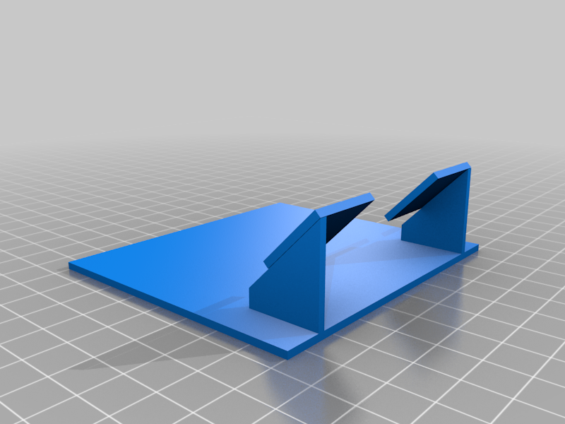 Plate for 8x16 LED matrix and breadboard