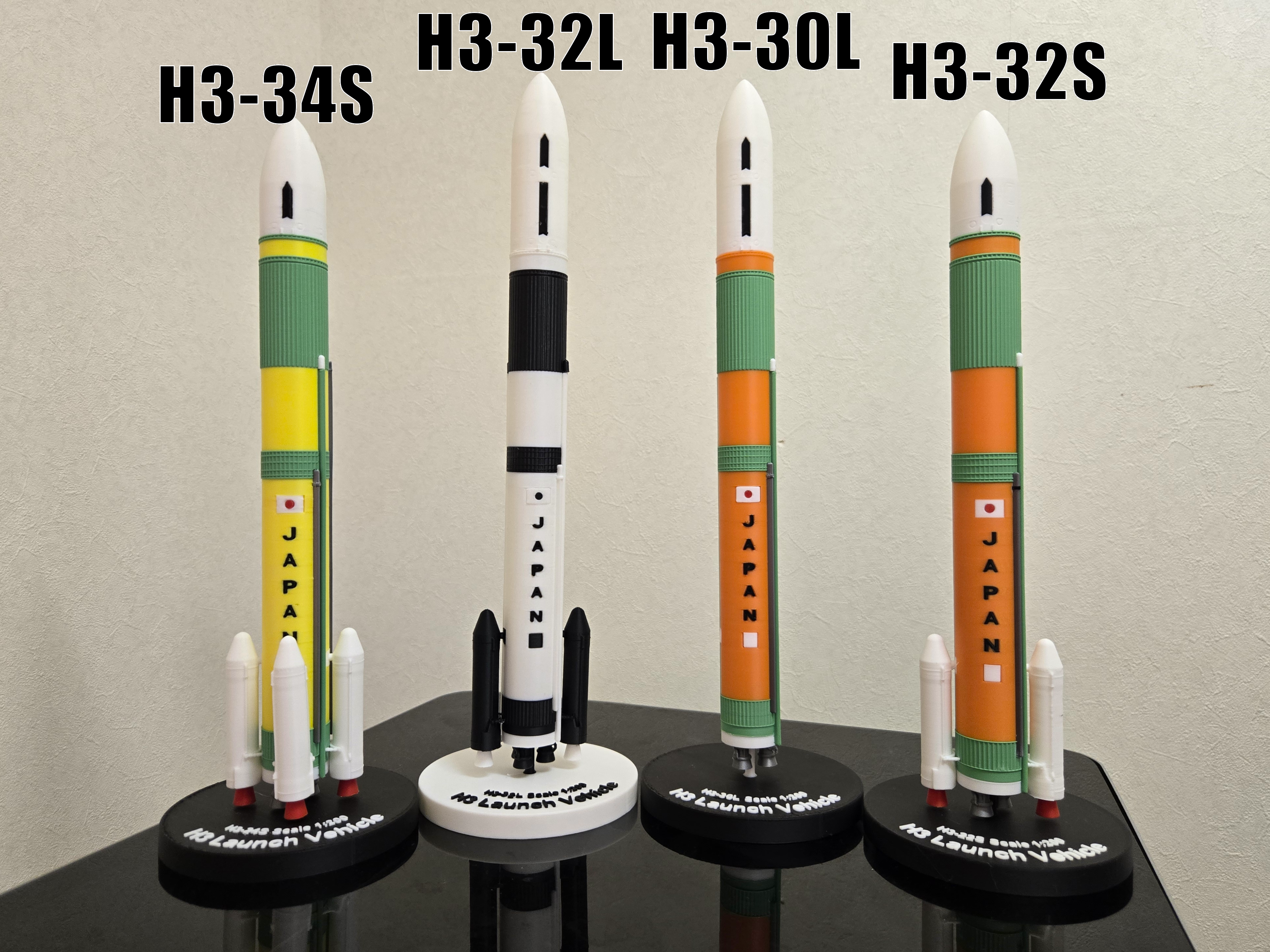 H3-22S Rocket (1:200 Scale)