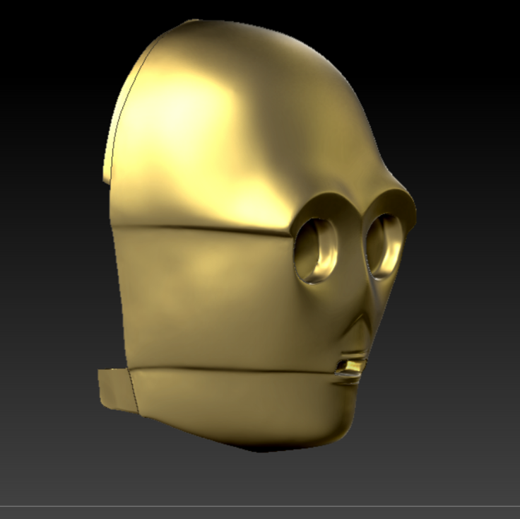 C-3PO face