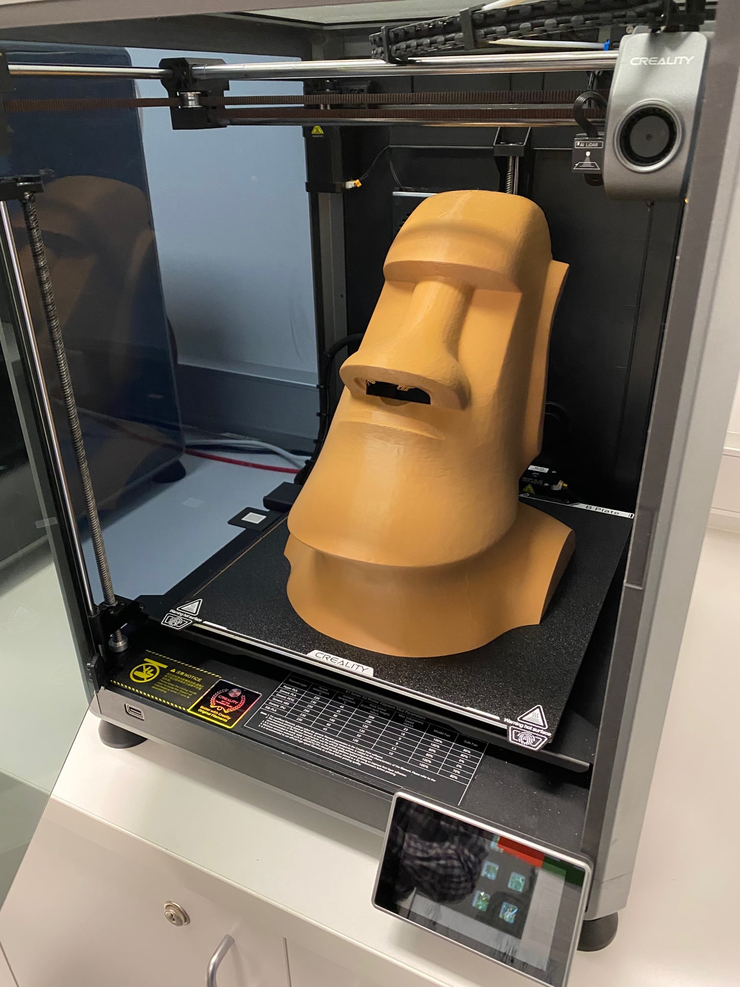 Moai Tissue Box Holder