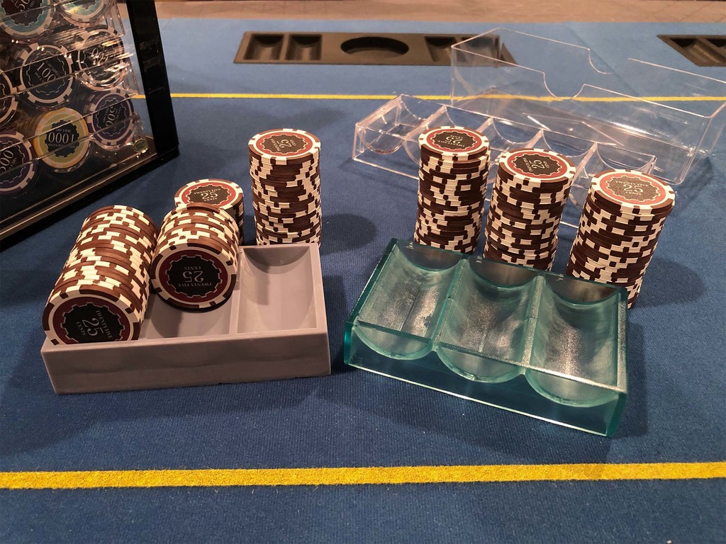 Poker Chip Tray/Rack - Three Sizes