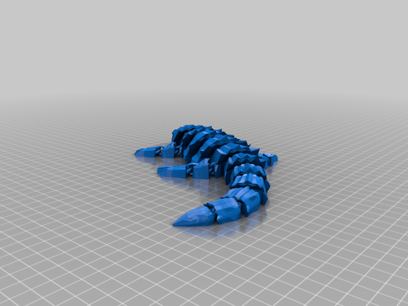 Armadillo Lizard - Articulated (Added tail magnet)