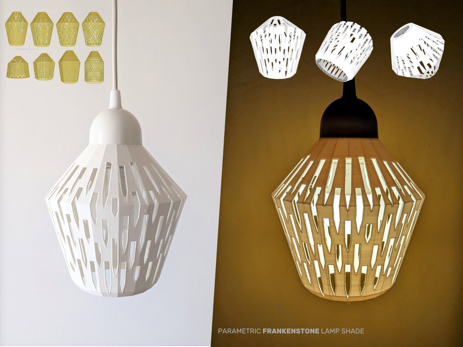 Frankenstone Lampshade (parametric customizable)