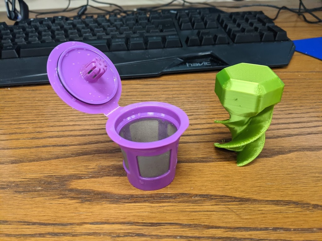 reusable K-Cup Coffee ground extractor V1.1