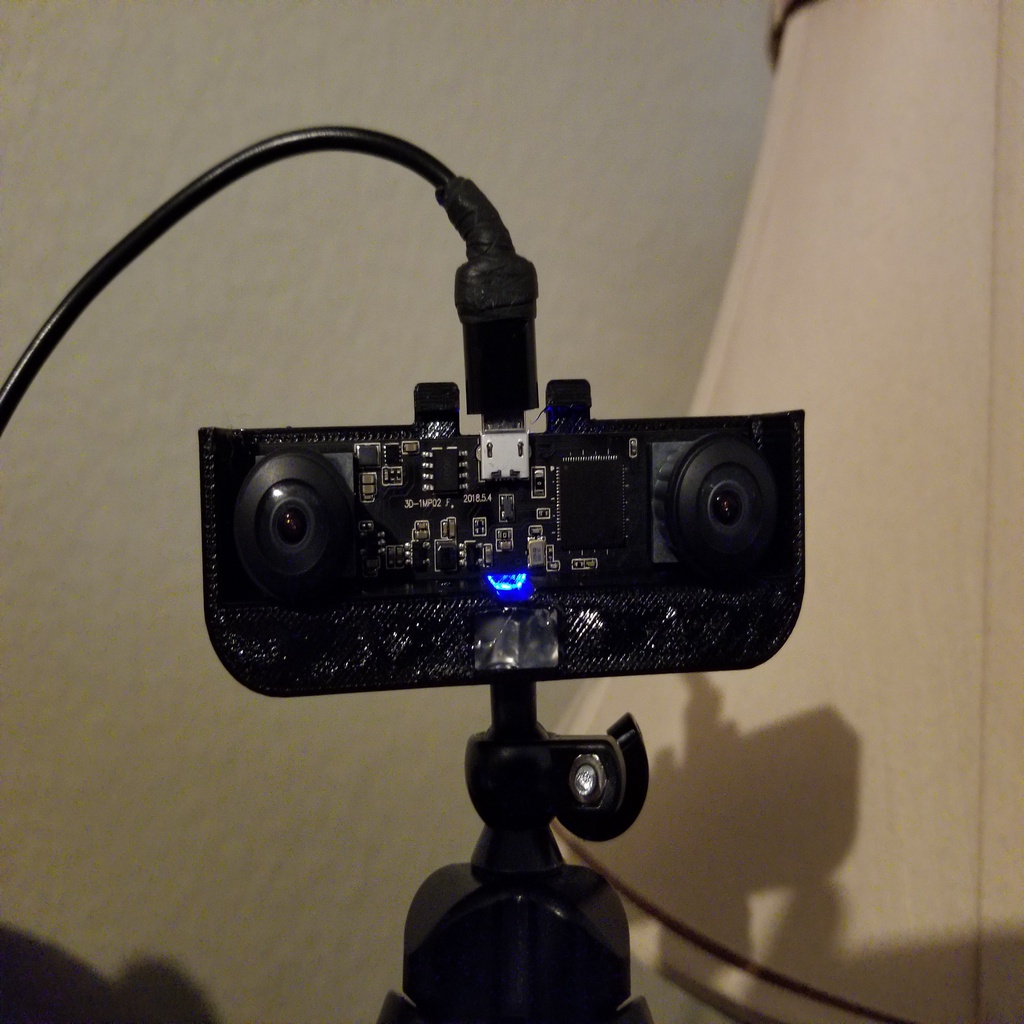 Housing for ELP 920P stereo fisheye webcam module
