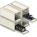 电子模块箱 Box for PCB module 3D model