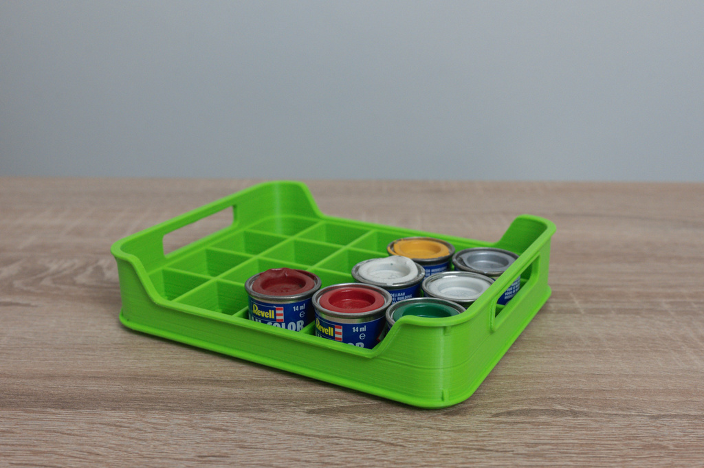 Revell paint crate
