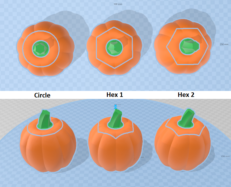 Jack O' Lantern Twist Lock Box