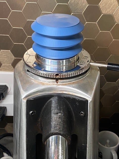Mazzer Bellows and Throat Guide - Zero Retention