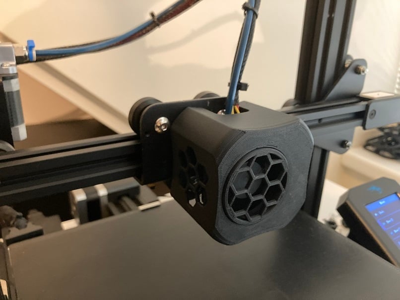 Ender 3 V2 Replacement Hot End Cover / Fan Duct