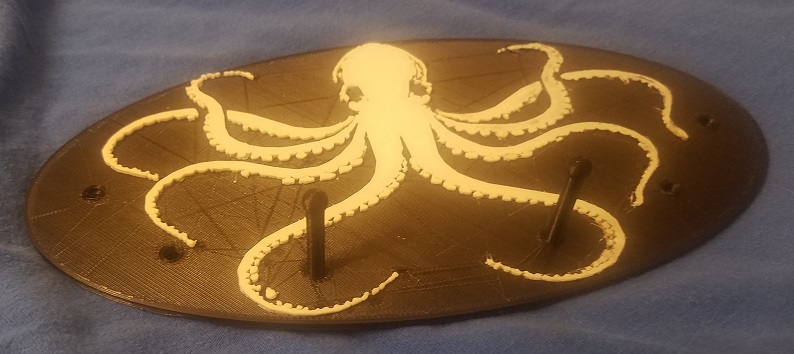 Octopus Key Holder Plack