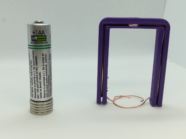 Frame / Scaffold for Battery-Magnet Homopolar Motor