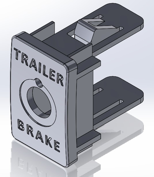 Redarc Trailer Brake Controller Knob Mount - Honda