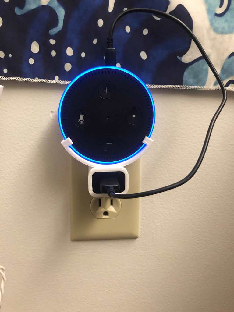 Amazon Echo Dot 2nd Generation Outlet Mount