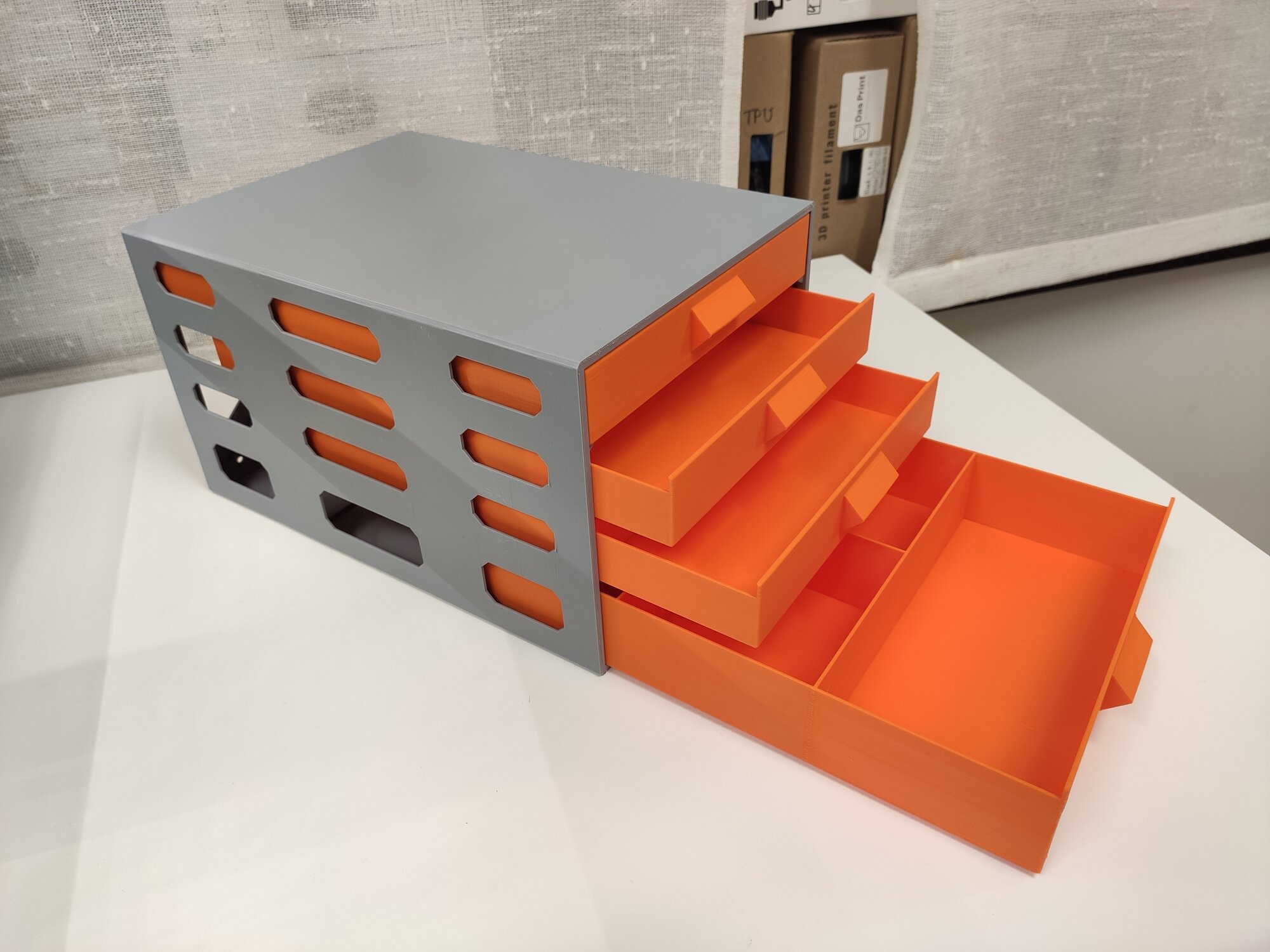 Box with drawers
