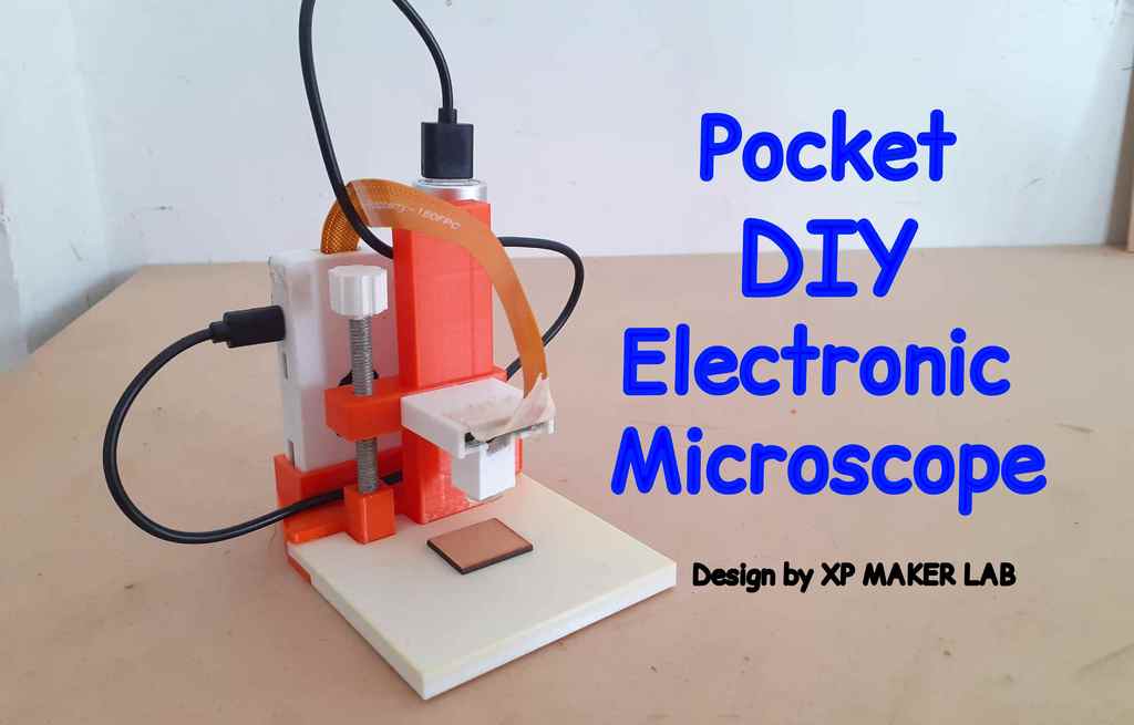 Pocket DIY Electronic Microscope 