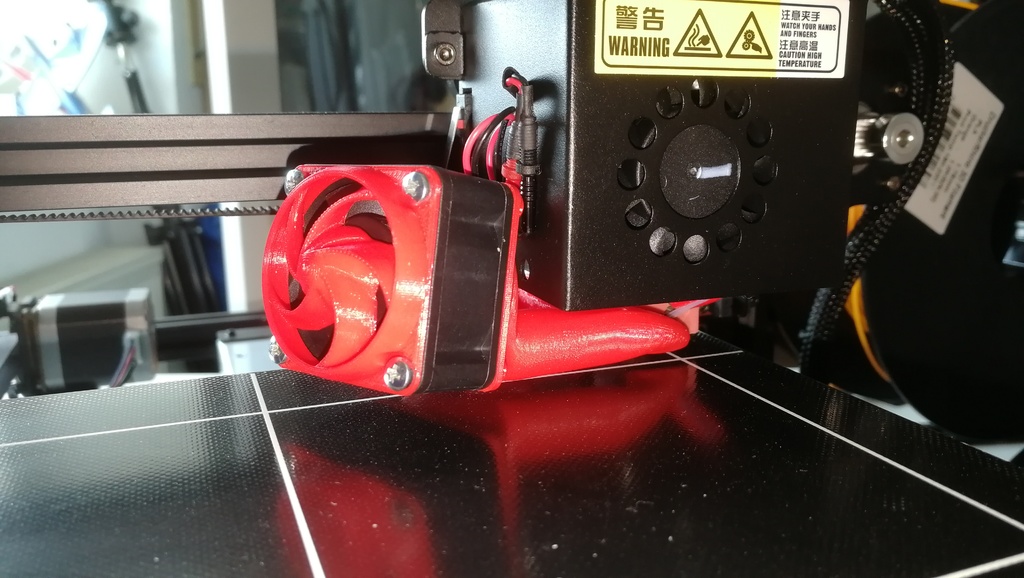 40x40 magnetic fan duct Anycubic Chiron 