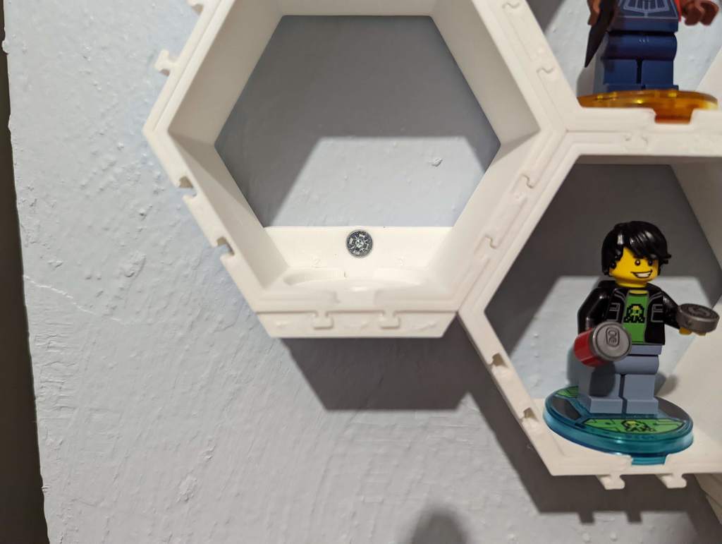 LEGO Minifig Hexagons Wall Mounts