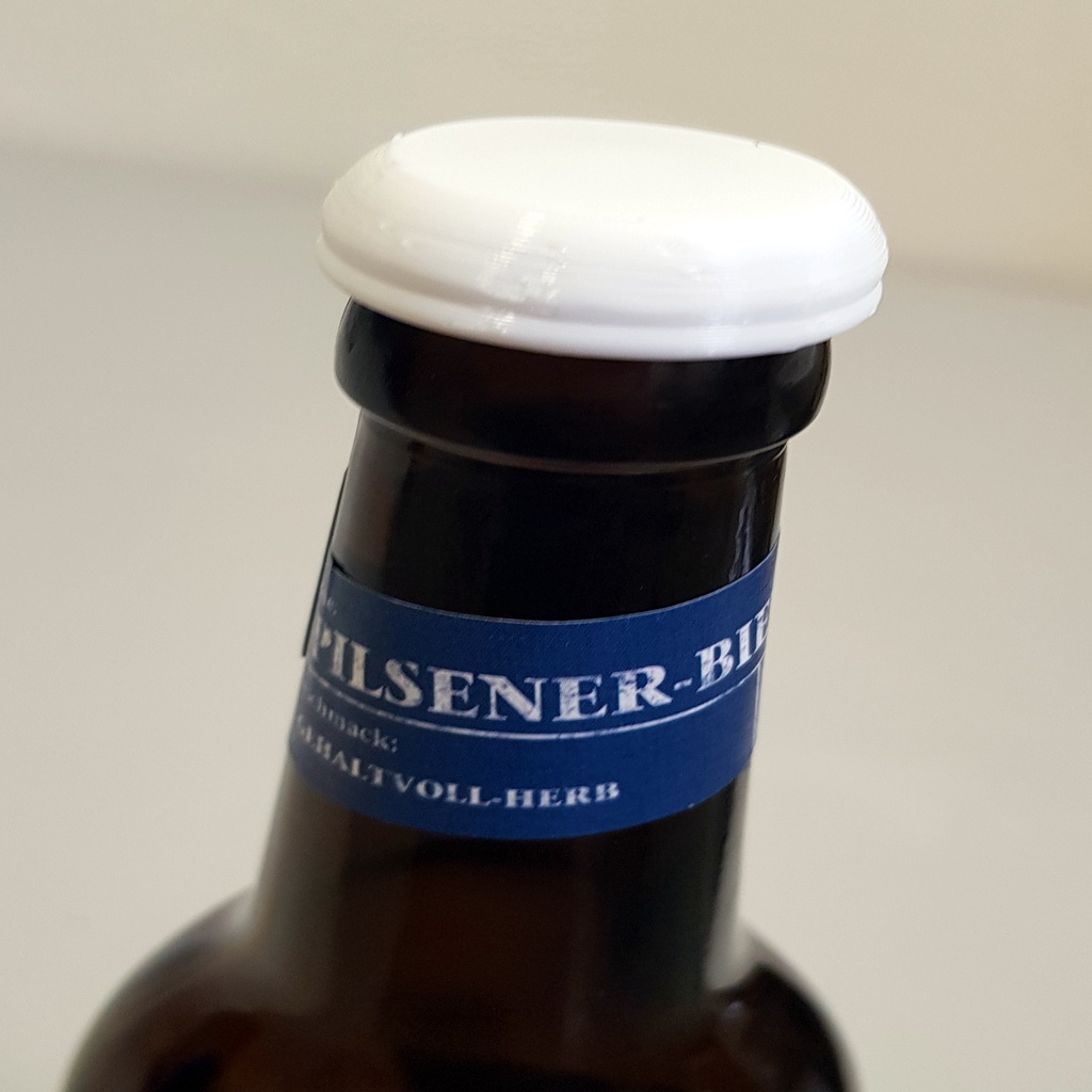 reusable crown cork for beer bottles (wiederverwendbarer Kronkorken für Bierflaschen)