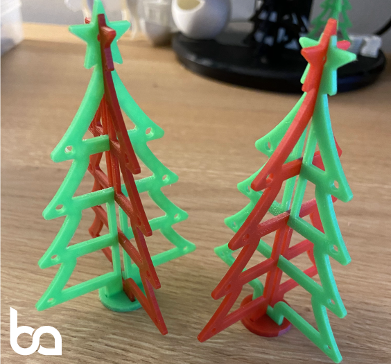 Christmas Tree Slide-Together (with stand)