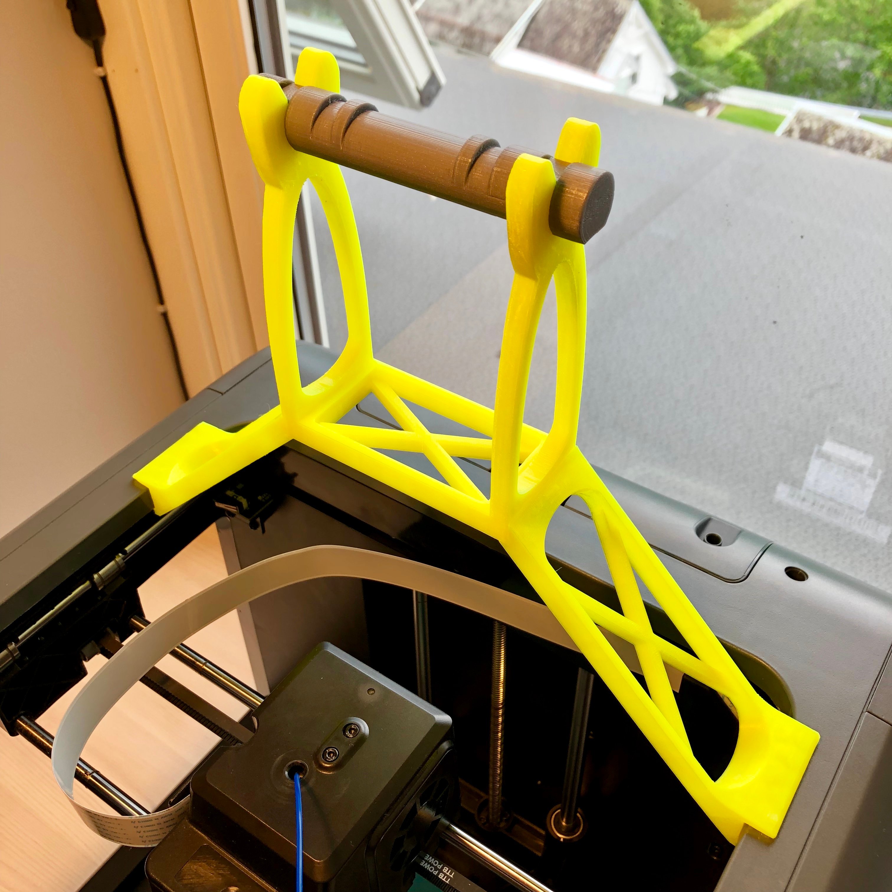 Flashforge Finder & Inventor II  - Overhead Spoolholder  v2.0