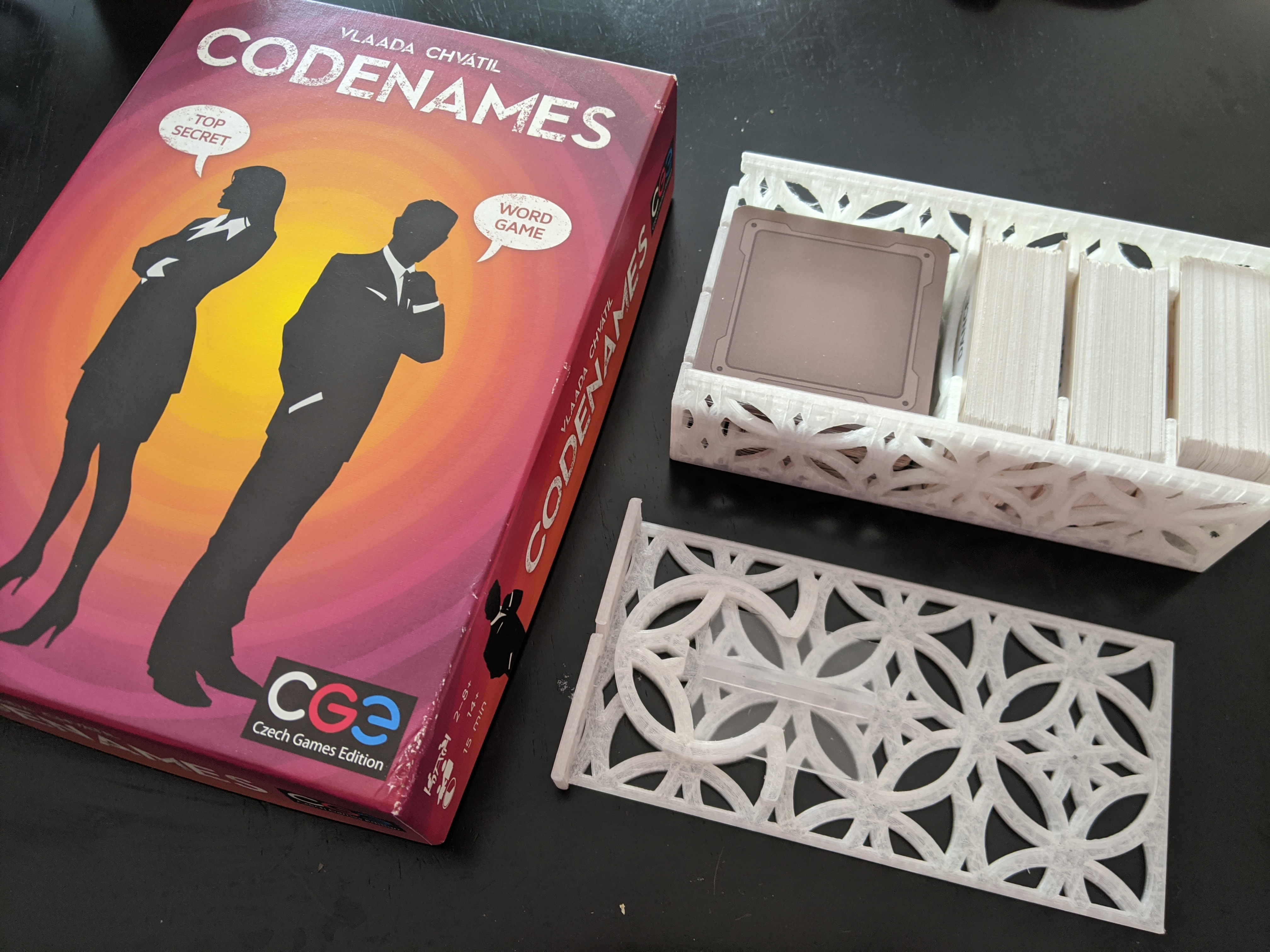 Codenames Board Game storage box/ organizer
