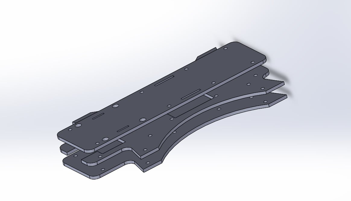 Bumble Bee Drone Frame Plates