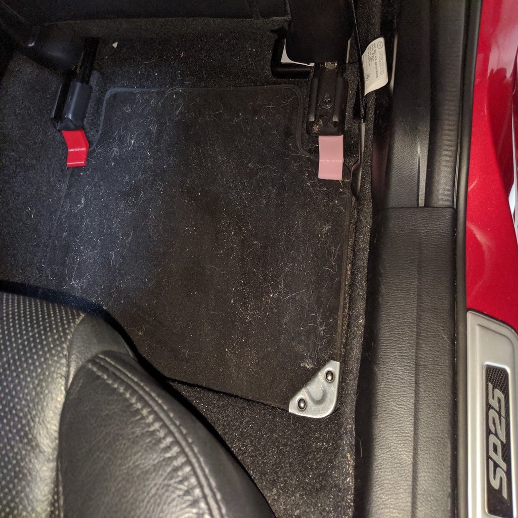 Floor Mat Retaining Clip Rear Mazda Mazda3 3rd gen BM BN Series 2013-2018