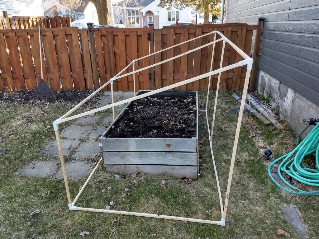 Homemade little greenhouse
