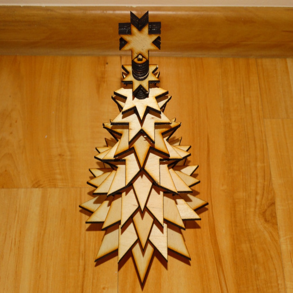 Lasercut Christmas tree