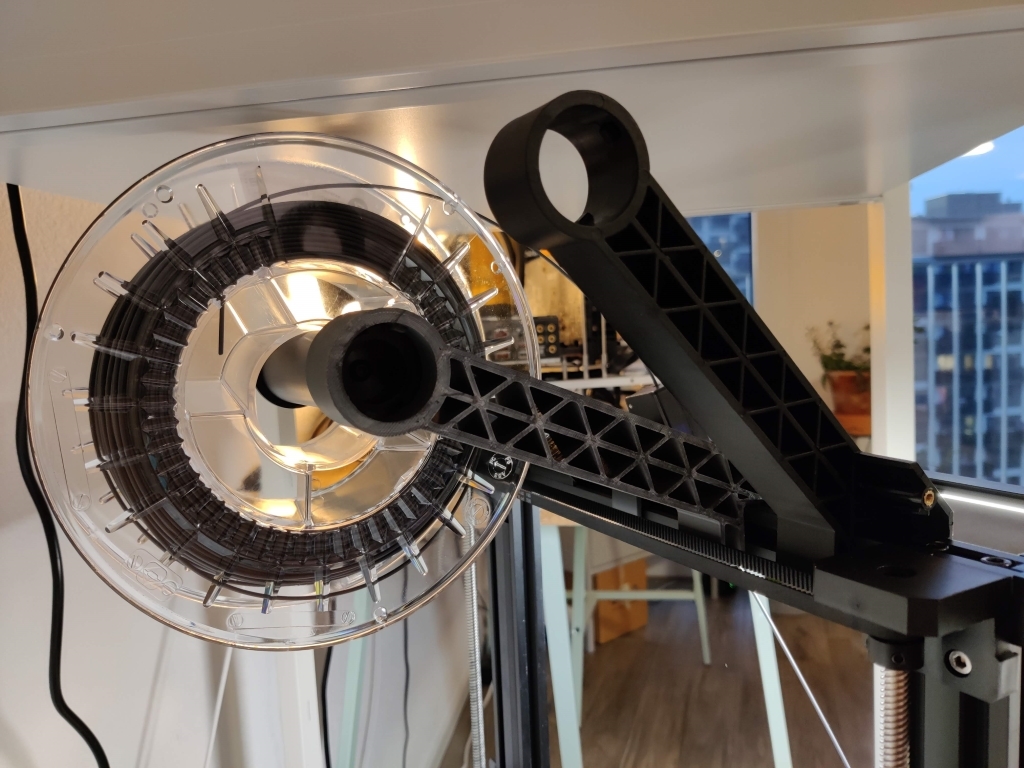 Ender 3 S1 and S1 Pro filament spool holder replacement (also 2.2kg spools)