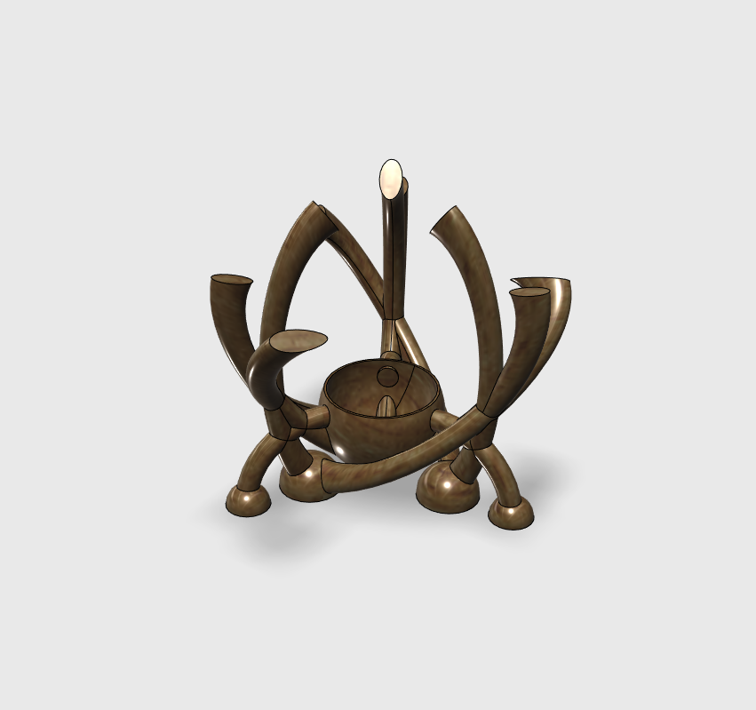 Trident Vase Supportless