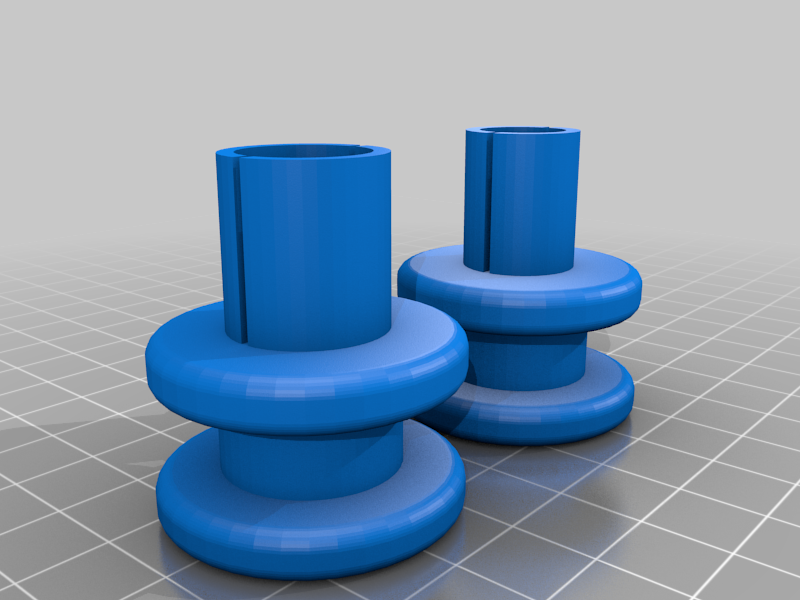 Parametric Replacement Shower Curtain Bar Plugs