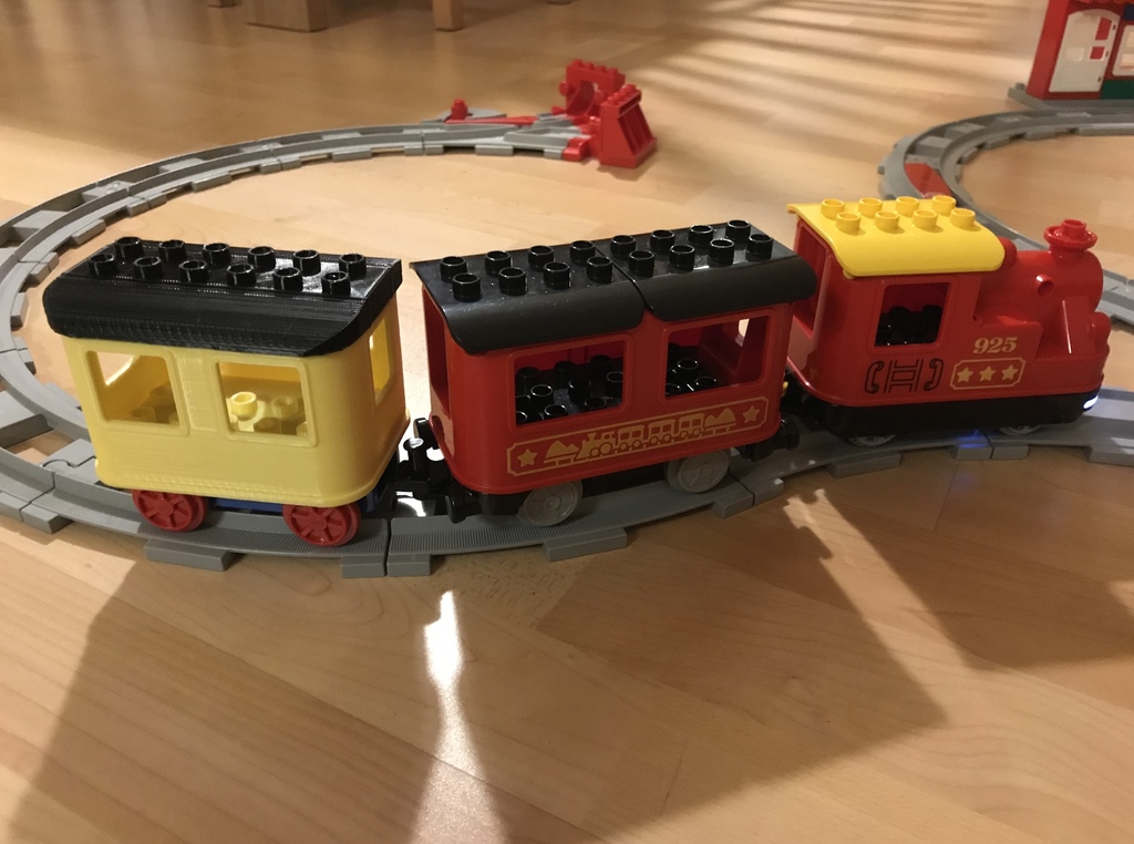 Duplo train wagon top 