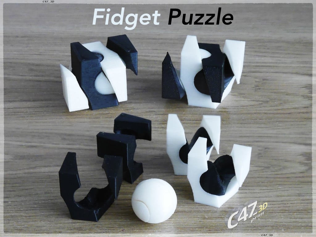 Fidget Puzzle - Cube'n'Ball