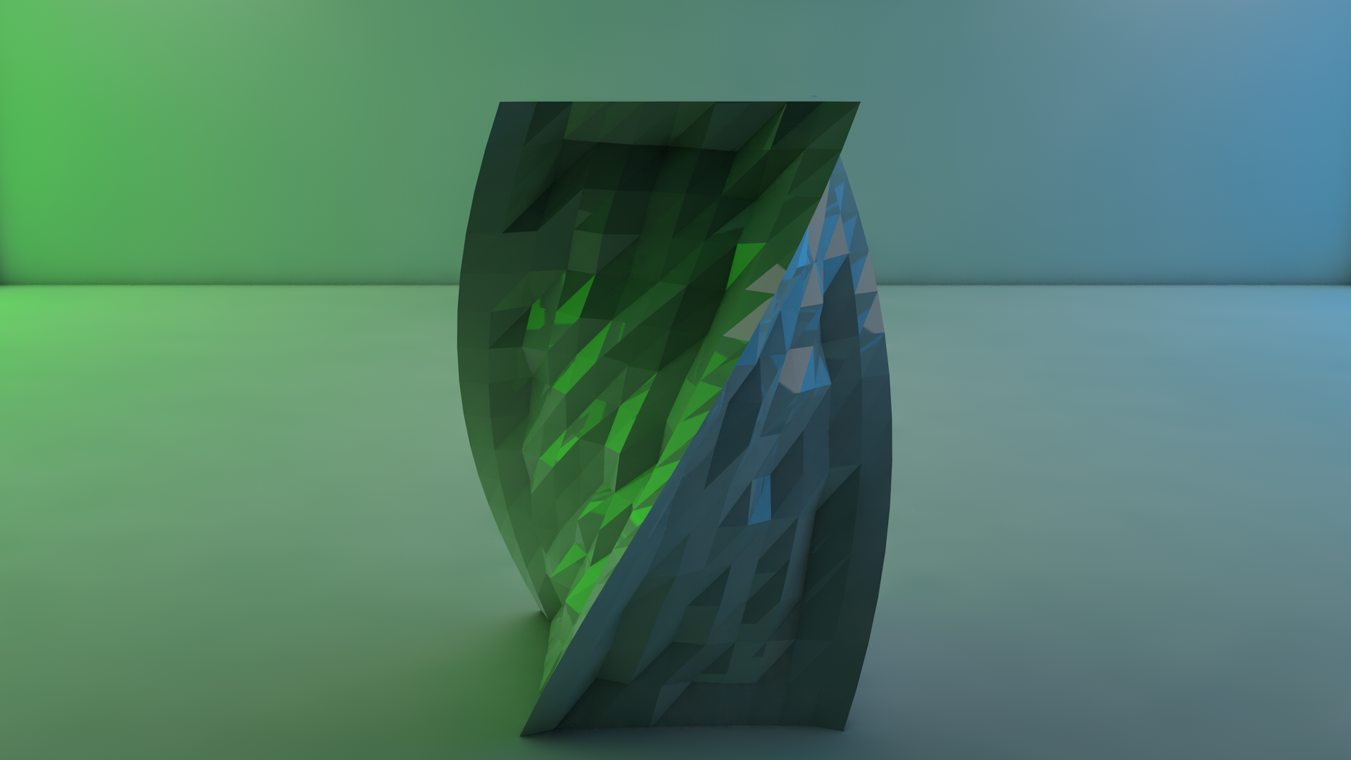 Low Poly Square Vase