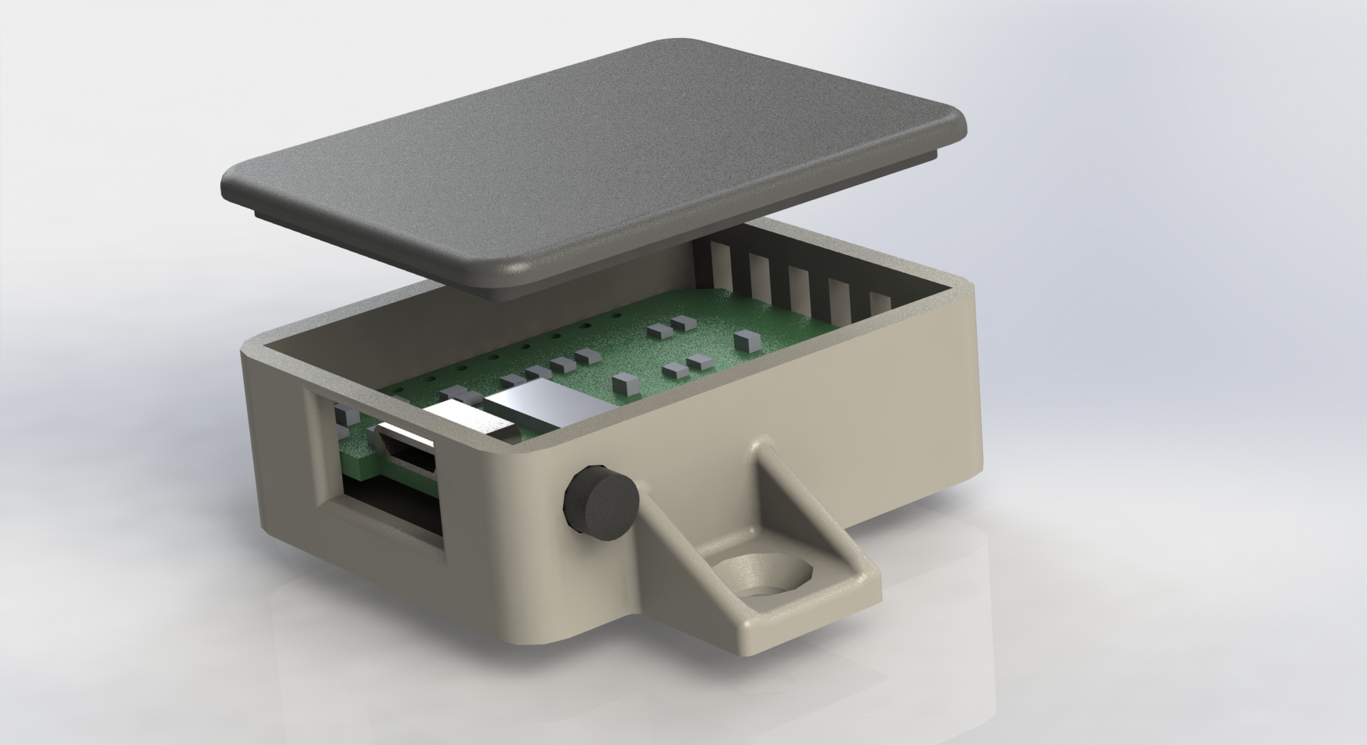 Wemos D1 Case with cover and screwable