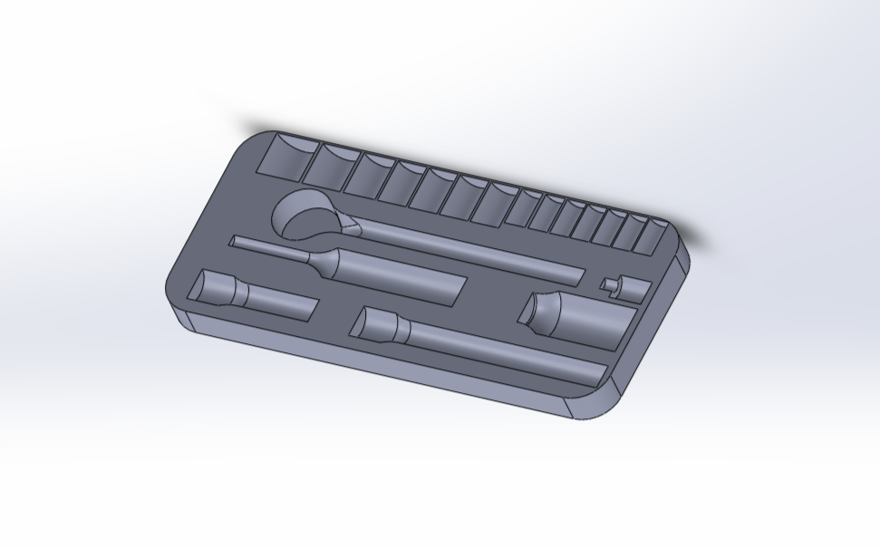 21pc ratchet tray