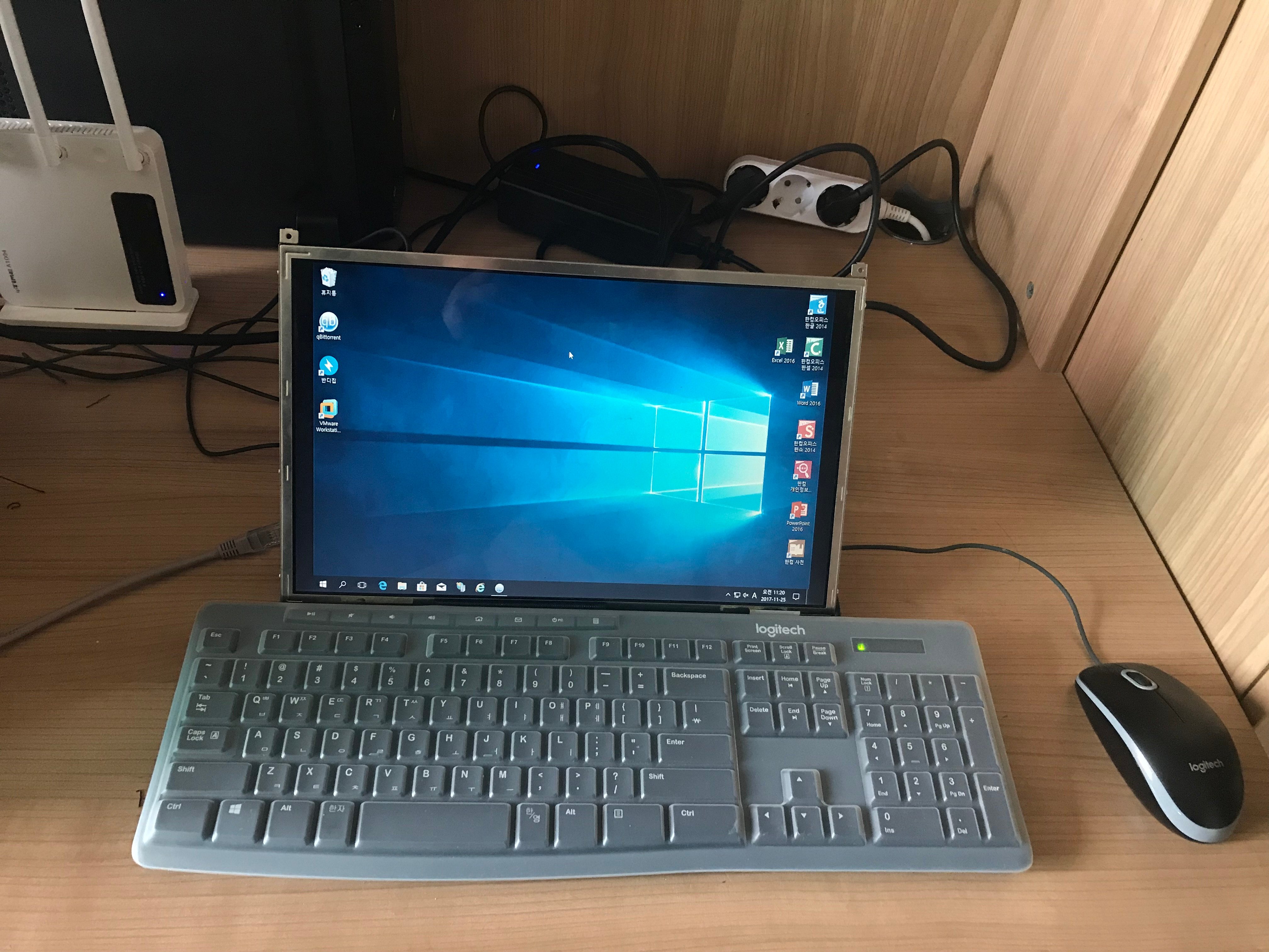 Bare LCD / LED display panel stand