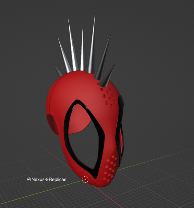 Spider Punk Face Shell Across the Spider-verse