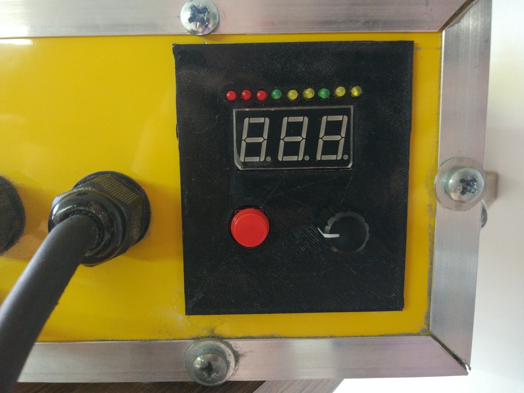 Front panel for spot welder NY-D02X, control panel