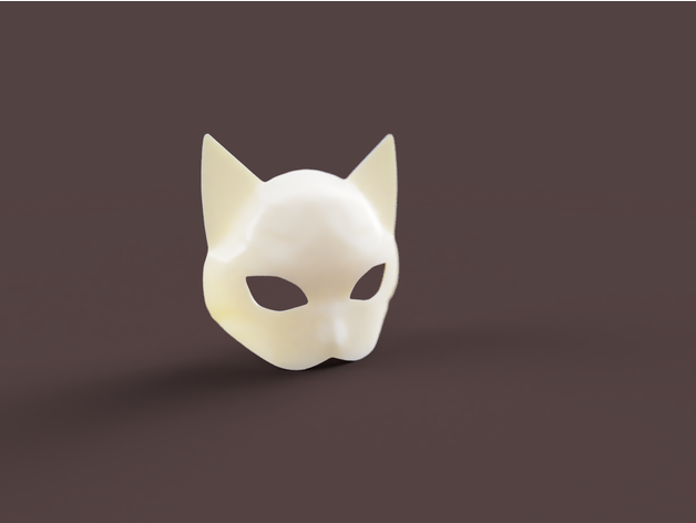 Cat mask V1 3D model 3D printable